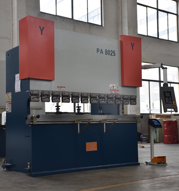 100t Cnc Metal Bending Machines, 3200 Mm Cnc Sheet Press Brake With E21 100 t CNC metalo lenkimo staklės, 3200 mm CNC lakštų presavimo stabdys su E21