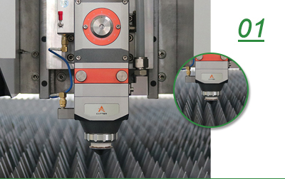 4000w Metal Fiber Laser Cutting Machine With Yaskawa Servo Motor 4000w metalo pluošto lazerinio pjovimo mašina su Yaskawa servo varikliu