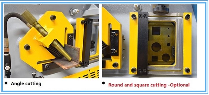 60t Q35-16 Hydraulic Ironworker Shearing Punching Bending And Notching Machine 60t Q35-16 hidraulinis geležies apdirbimo pjovimo štampavimo lenkimo ir įpjovimo staklės