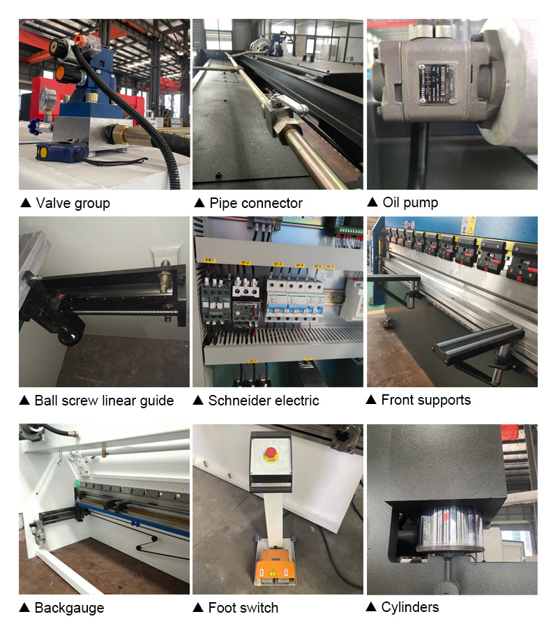 63t 2500mm Nc Carbon Steel Sheet Bending Machine Hydraulic Press Brake 63t 2500mm Nc anglies plieno lakštų lenkimo mašina hidraulinis preso stabdys