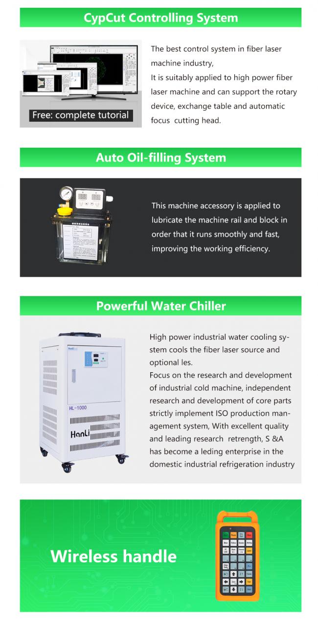Carbon Iron Aluminum Metal Stainless Steel Cnc Fiber Laser Cutting Machine Anglies ir aliuminio metalo nerūdijančio plieno CNC pluošto lazerinio pjovimo staklės