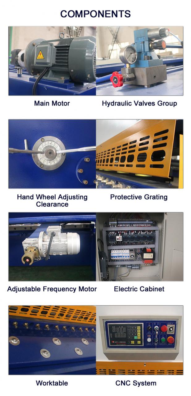 Cnc Nc Hydraulic Press Metal Guillotine Shear Machine For Carbon Stainless Steel Sheet Cnc Nc hidraulinio preso metalo giljotinos kirpimo mašina anglies nerūdijančio plieno lakštams