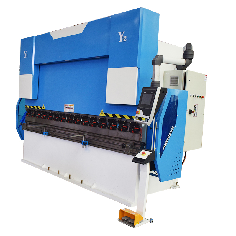 Factory Supply Electro Hydraulic Press Brake Cutting Bending Machine Gamyklos tiekimo elektrohidraulinio preso stabdžių pjovimo lenkimo mašina