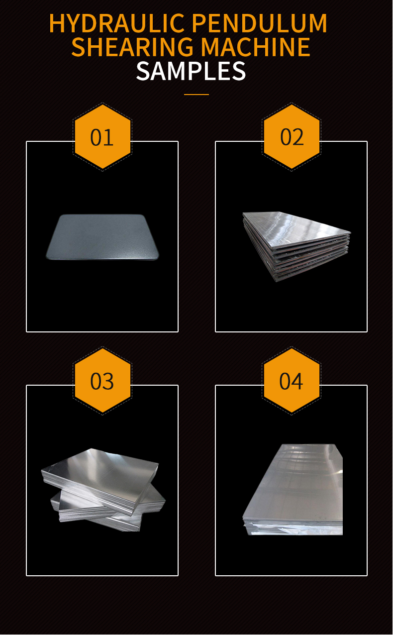 Hydraulic Pendulum Cnc Swing Beam Sheet Metal Plate Shearing Machine Hidraulinė švytuoklė Cnc svyruojančių sijų lakštinio metalo plokščių kirpimo mašina