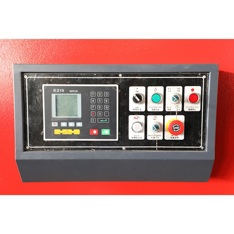 Qc12y / Qc12k Sheet Metal Steel Plate 6mm X 3200 Cnc Hydraulic Swing Beam Shear Machine Qc12y / Qc12k lakštinio metalo plieno plokštė 6 mm X 3200 Cnc hidraulinė svyruojančių sijų kirpimo mašina