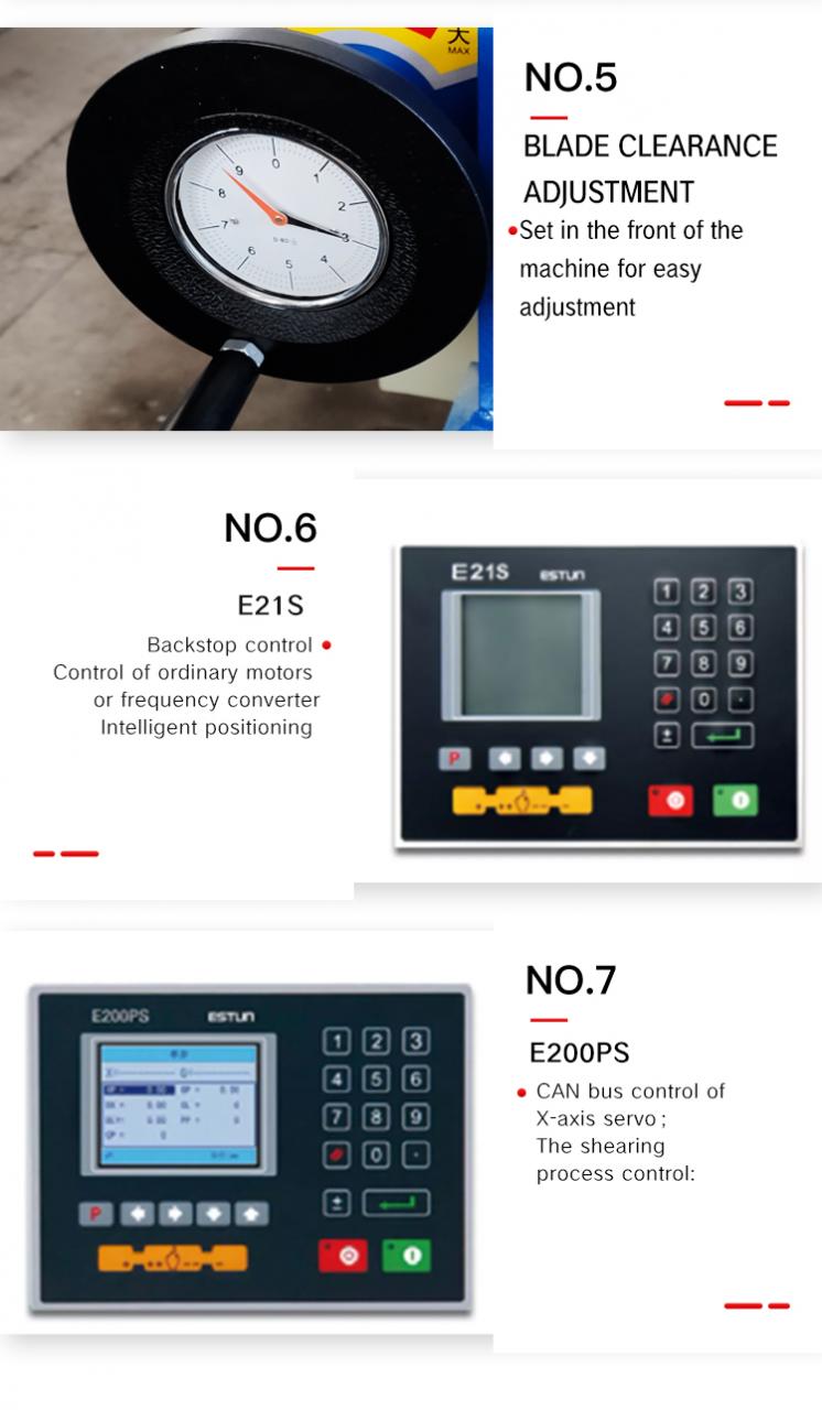 Shear Cutting Machine Guillotine Metal Hydraulic Shearing Machine Qc11Y/K Šlyties pjovimo staklės Giljotininė metalo hidraulinė kirpimo mašina Qc11Y/K
